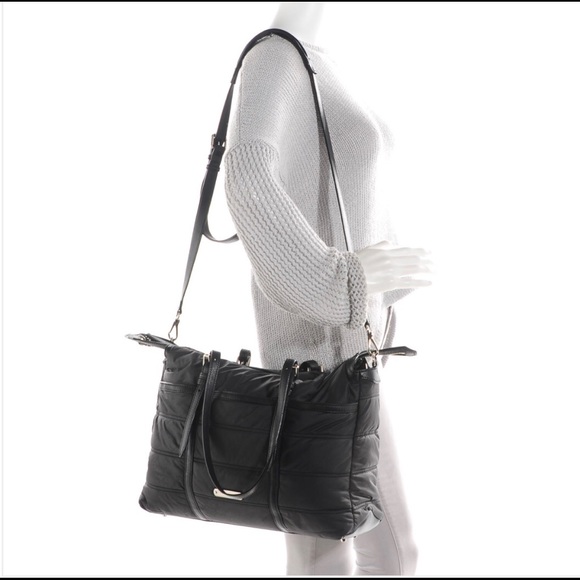Burberry Abbey Quilted Nylon Diaper Tote Bag